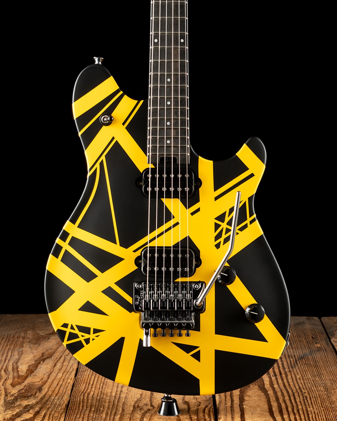 EVH ワウペダル ブラック/イエロー EVH Wolfgang Special Striped - Black & Yellow