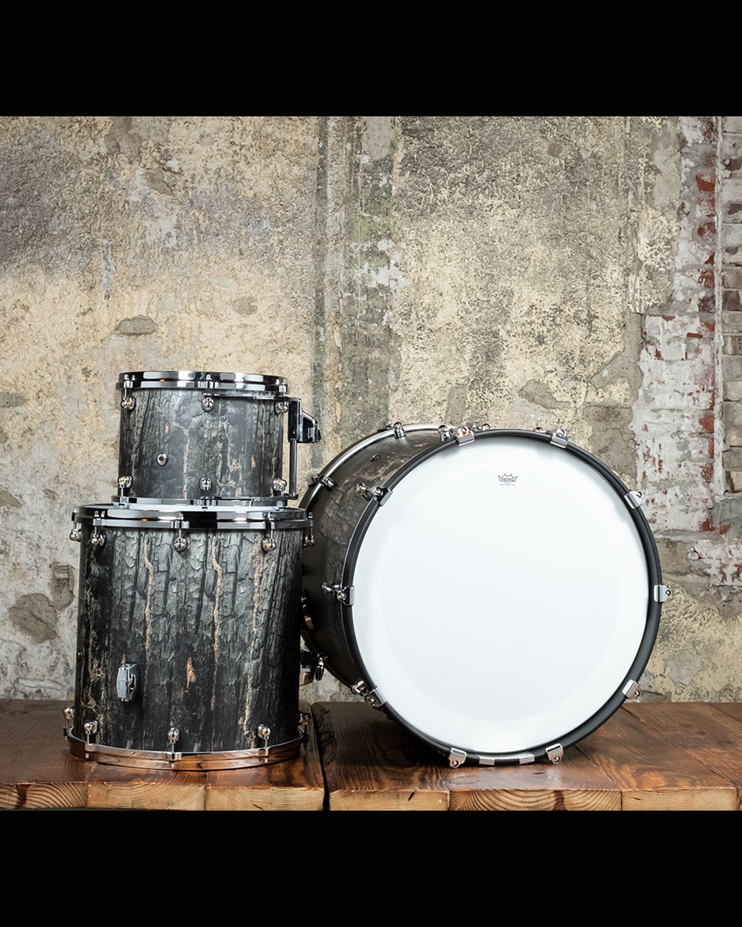 Pearl RF1923XSPL/C Reference One 3-Piece Drum Set - Satin Charred Oak