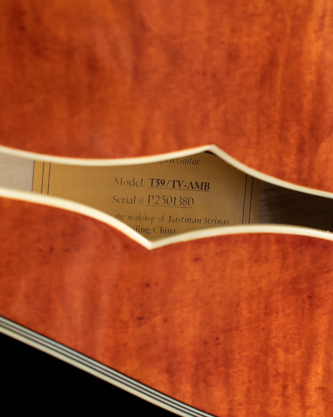 Eastman T59/TV Thinline - Amber