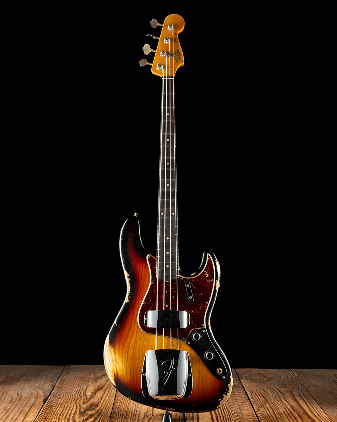 Fender 1961 Heavy Relic Jazz Bass - 3-Color Sunburst