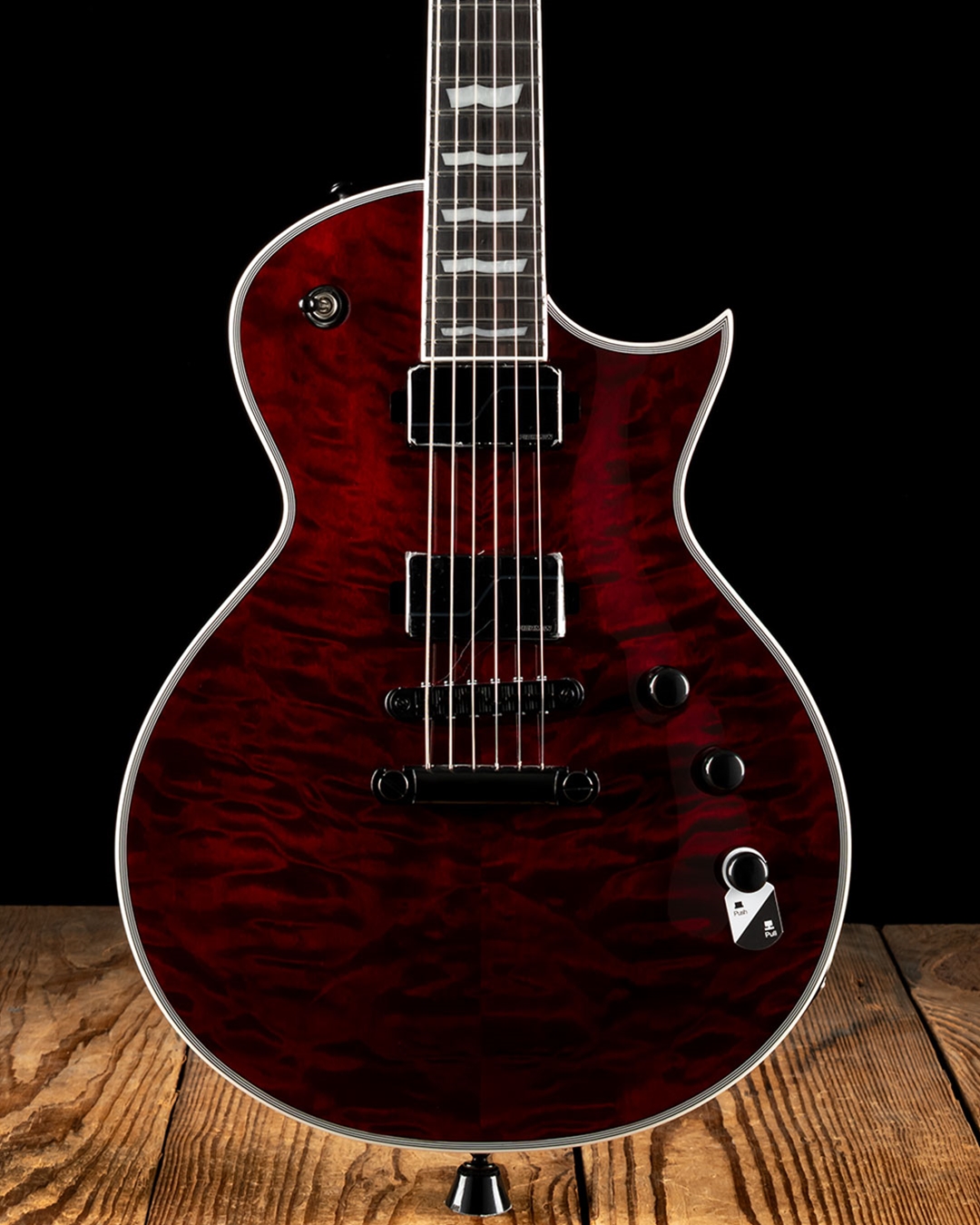 PLUM リゼ(Cafe Style)~Limited Edition~ ESP LTD EC-1000QM Fluence - See Thru Black Cherry
