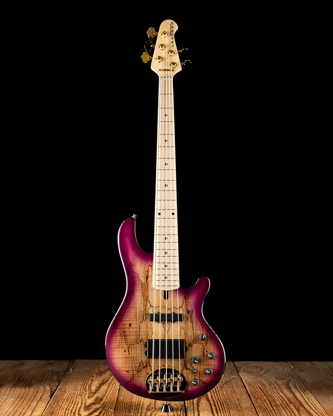夕 Lakland Skyline 55-02 Deluxe - Spalt Violet Burst