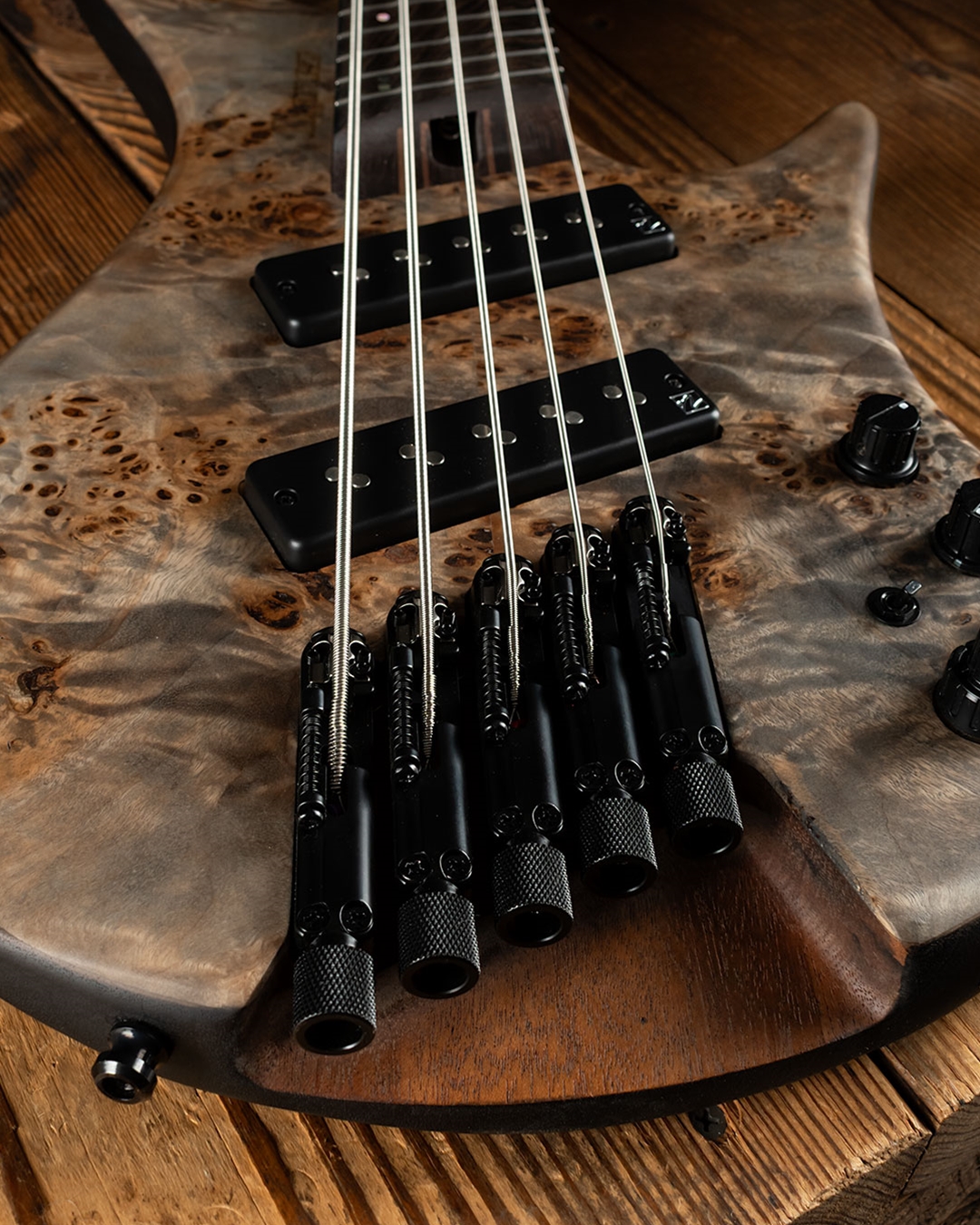Ibanez EHB1505MS Bass Workshop - Black Ice Flat