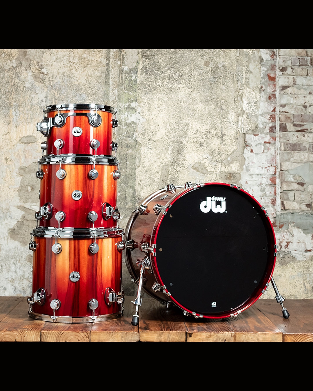 Red dw drum set clearance