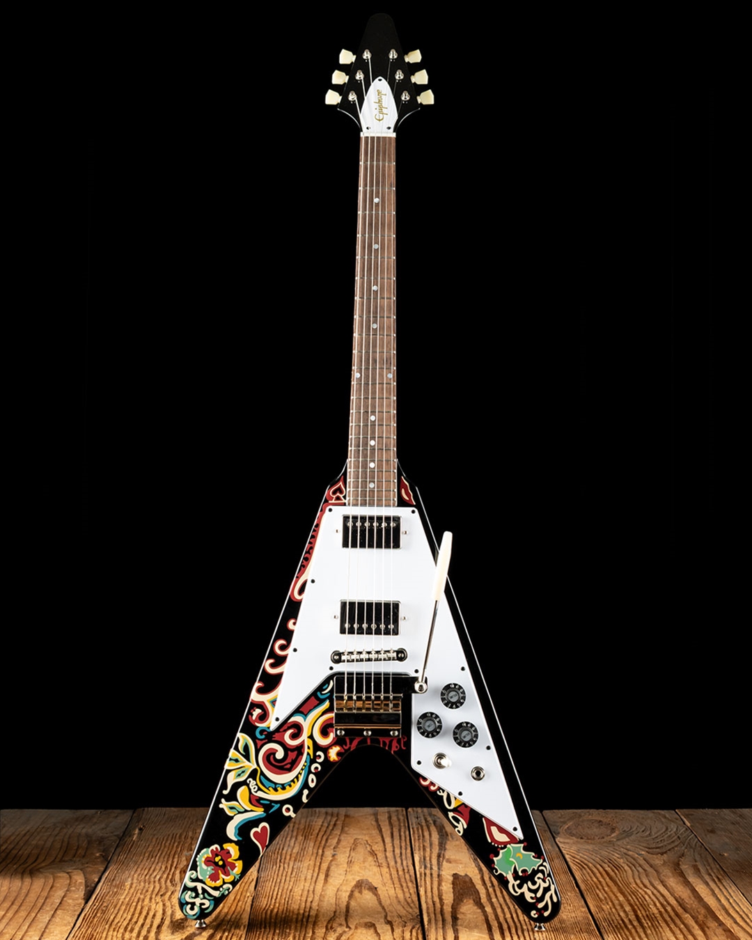 最終価格Jimi Hendrix Love Drops FlyingV Epiphone Jimi Hendrix Signature 