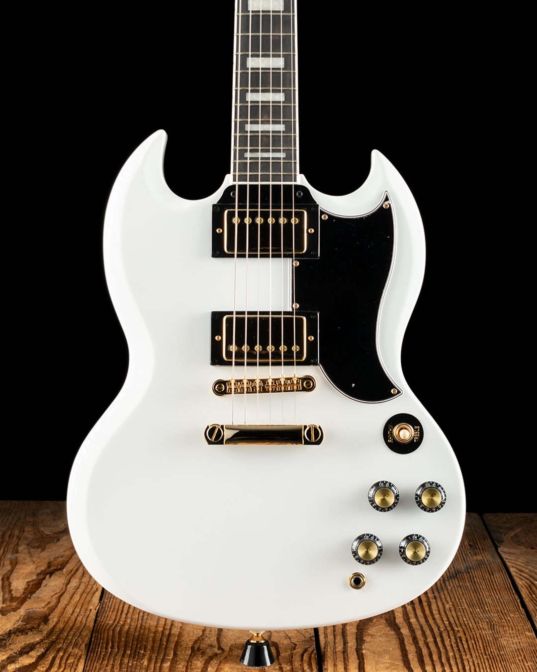サーキット付属　Epiphone SG custom 3ピックアップ仕様 Epiphone SG Custom - 3 Pickup with Maestro in Classic White