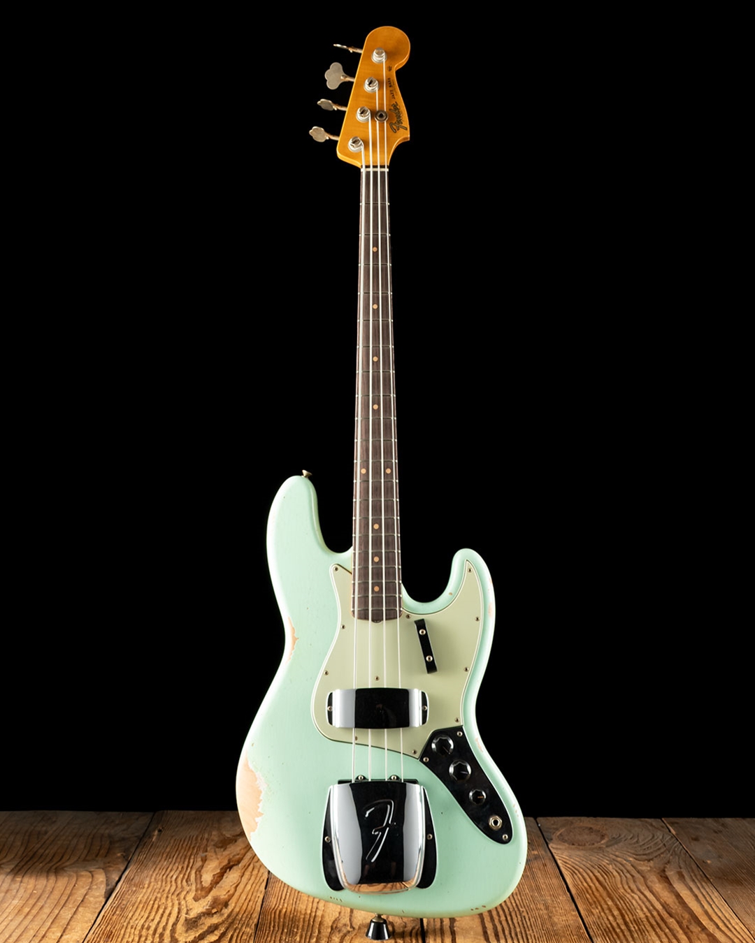 Fender Custom Shop LTD 1964 Relic Jazz Bass - Aged Surf Green