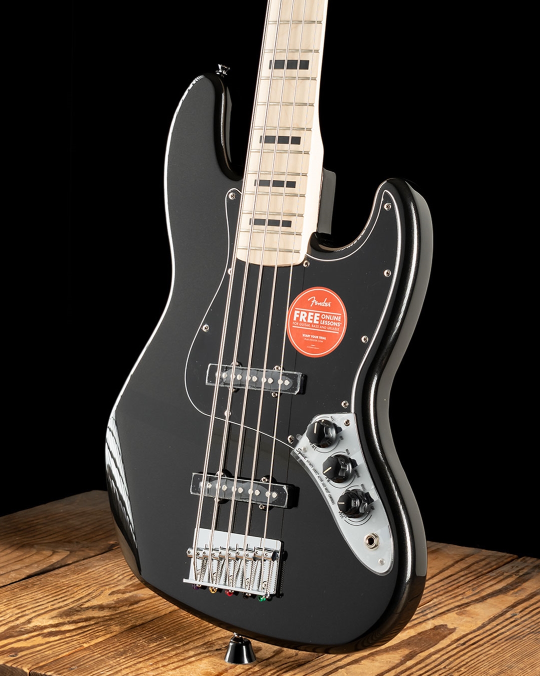 Fender Squier Jazz Bass ブラック　[即購入可能] Squier Affinity Series Active Jazz Bass V Black Metallic
