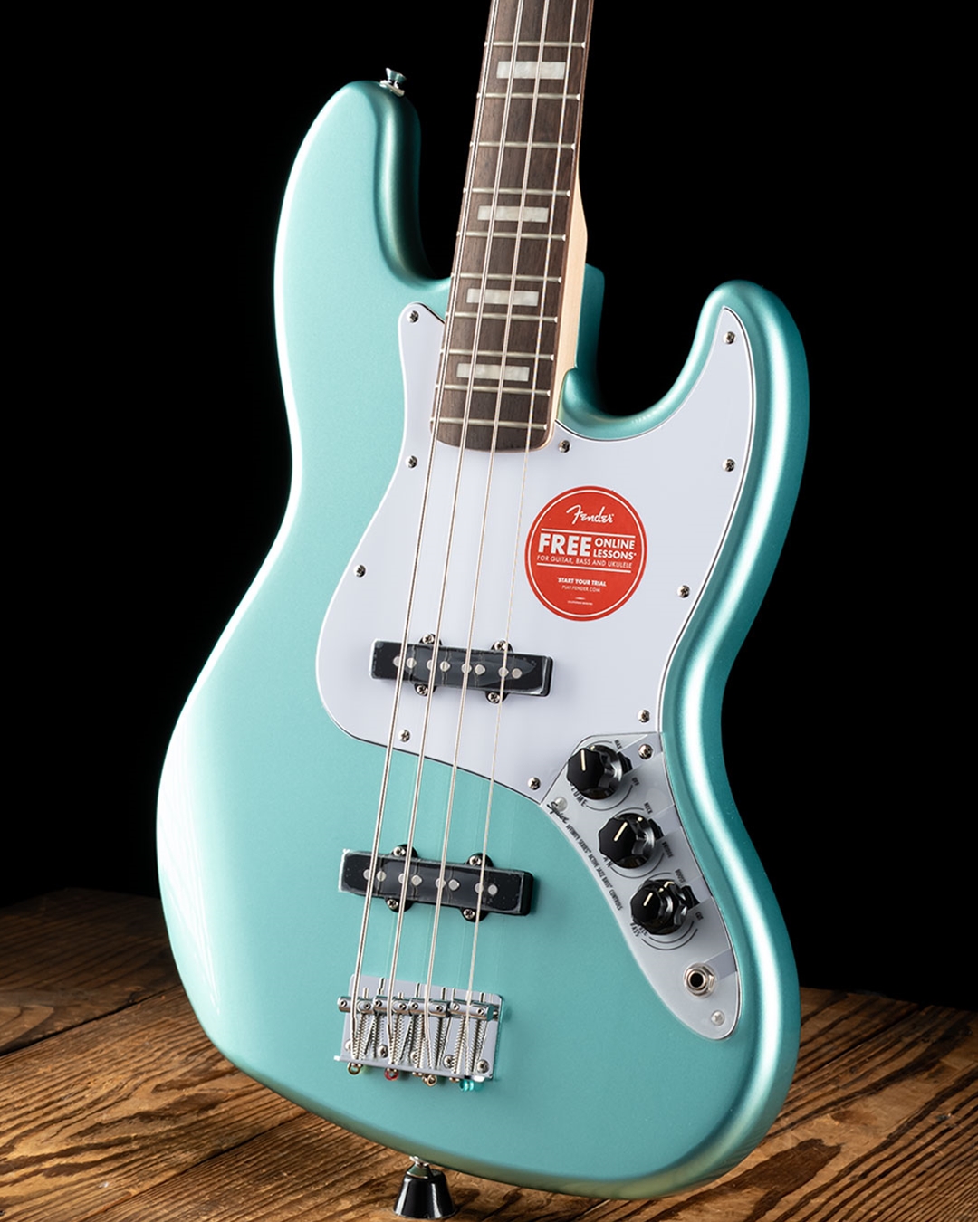 Squier Affinity Series Active Jazz Bass - Mystic Sea Foam Green