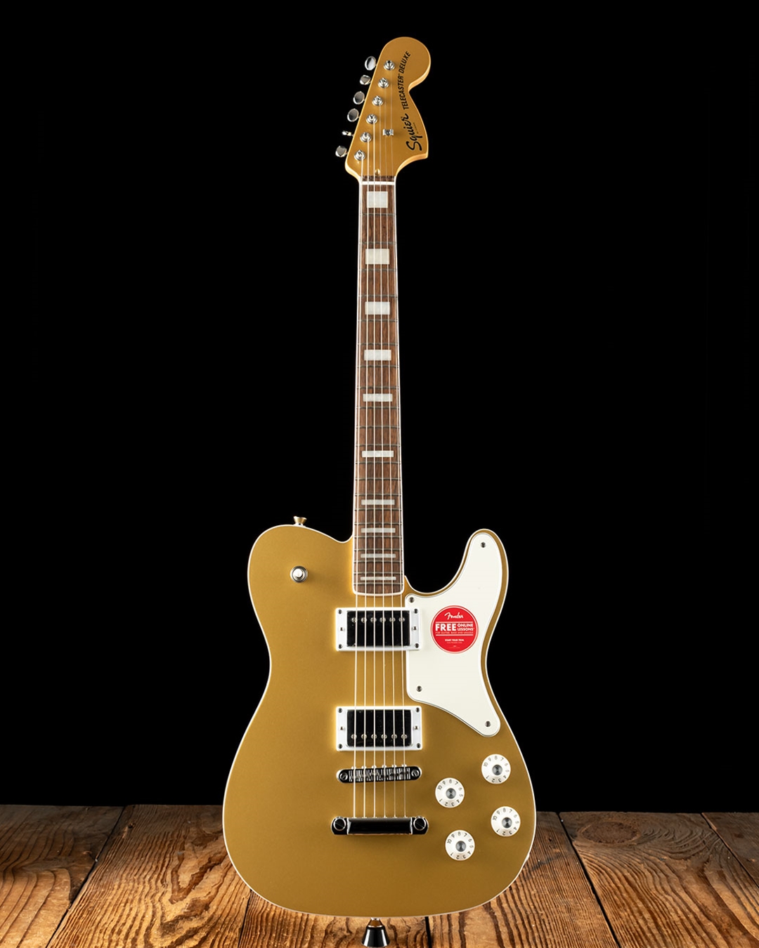 Squier LTD Paranormal Troublemaker Tele Deluxe - Aztec Gold