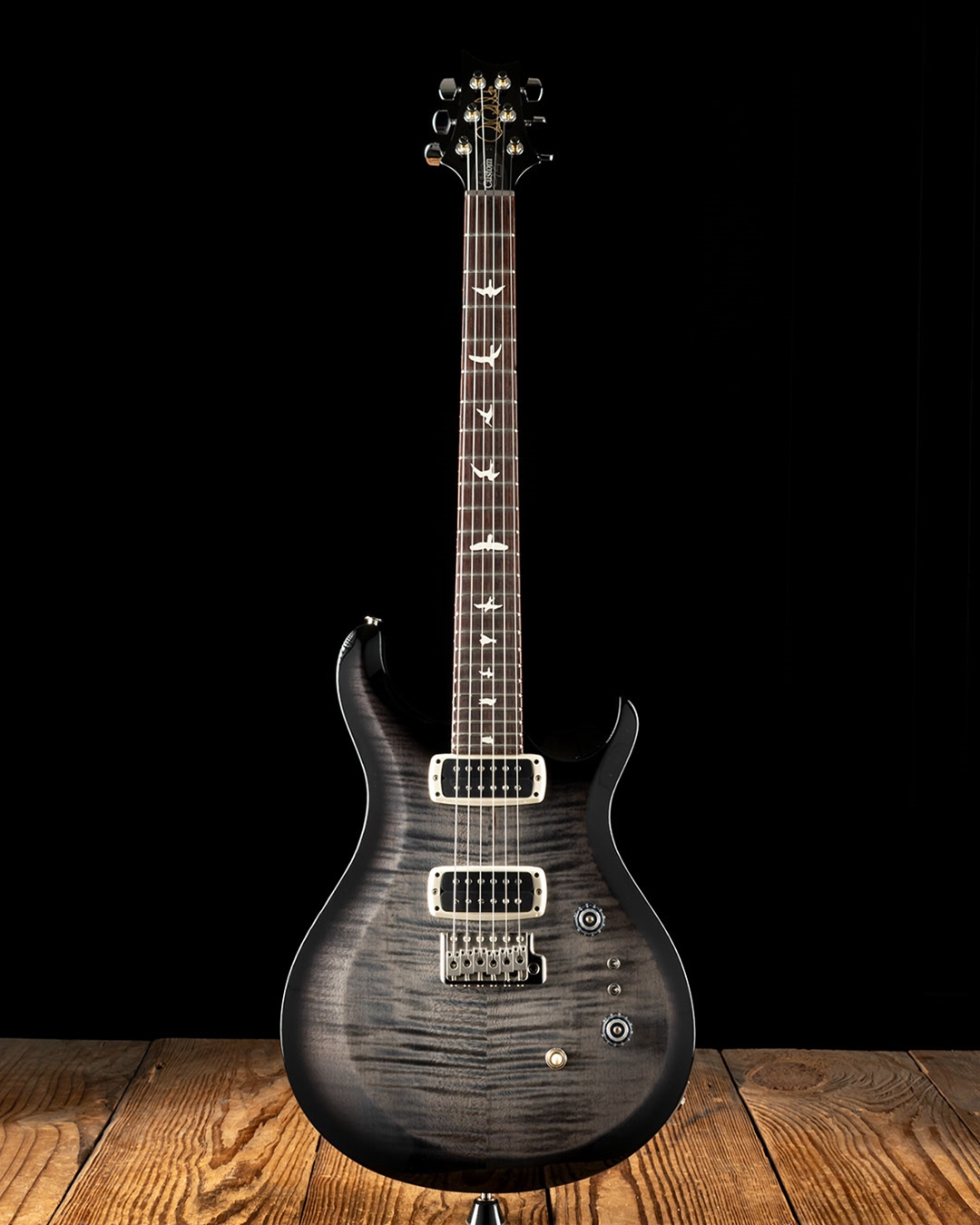 独特な店 PRS Burst Black Gray Faded - 24-08 Custom S2 ギター