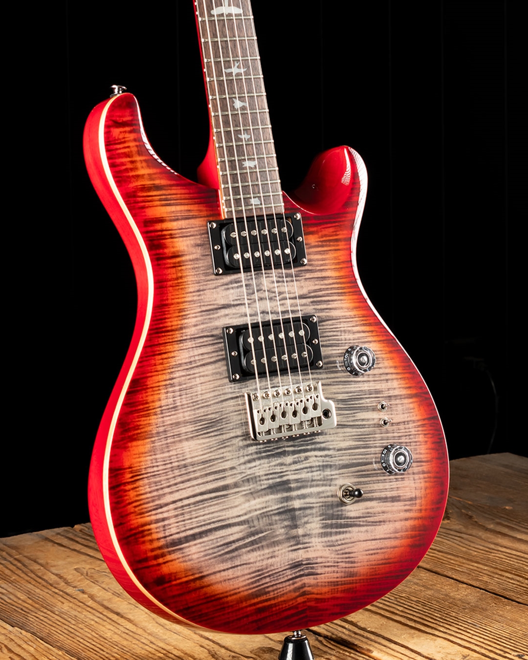 Platinum PRS CE 24 Electric Guitar Faded Blue Smokeburst