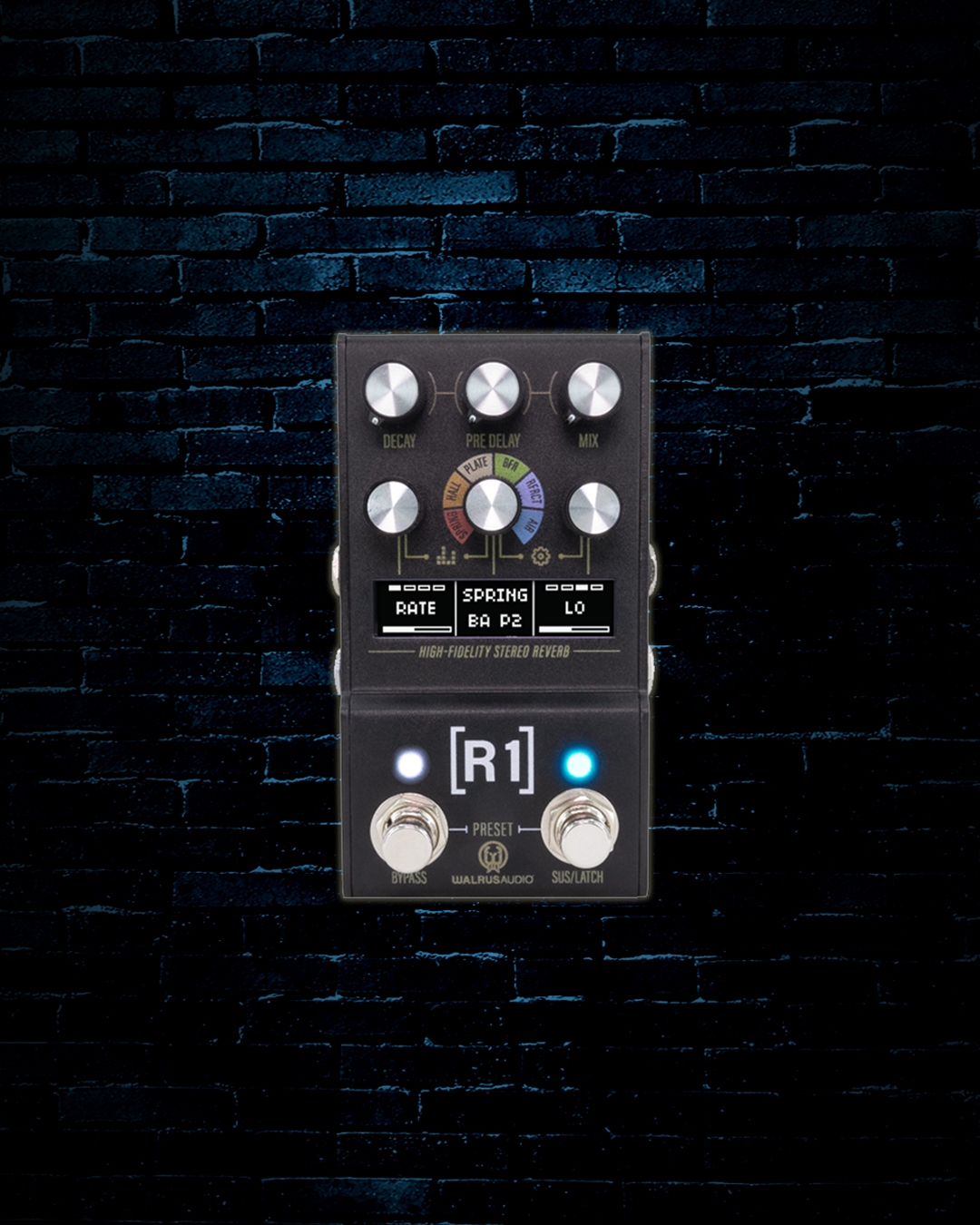 Walrus Audio R1 MKII MAKO Series High Fidelity Stereo Reverb Pedal