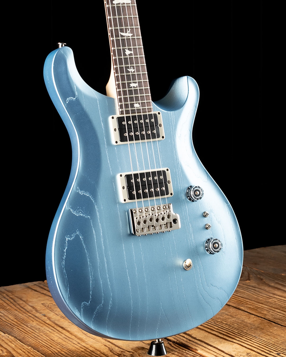PRS CE 24-08 Swamp Ash Satin Limited Edition - Frost Blue Metallic