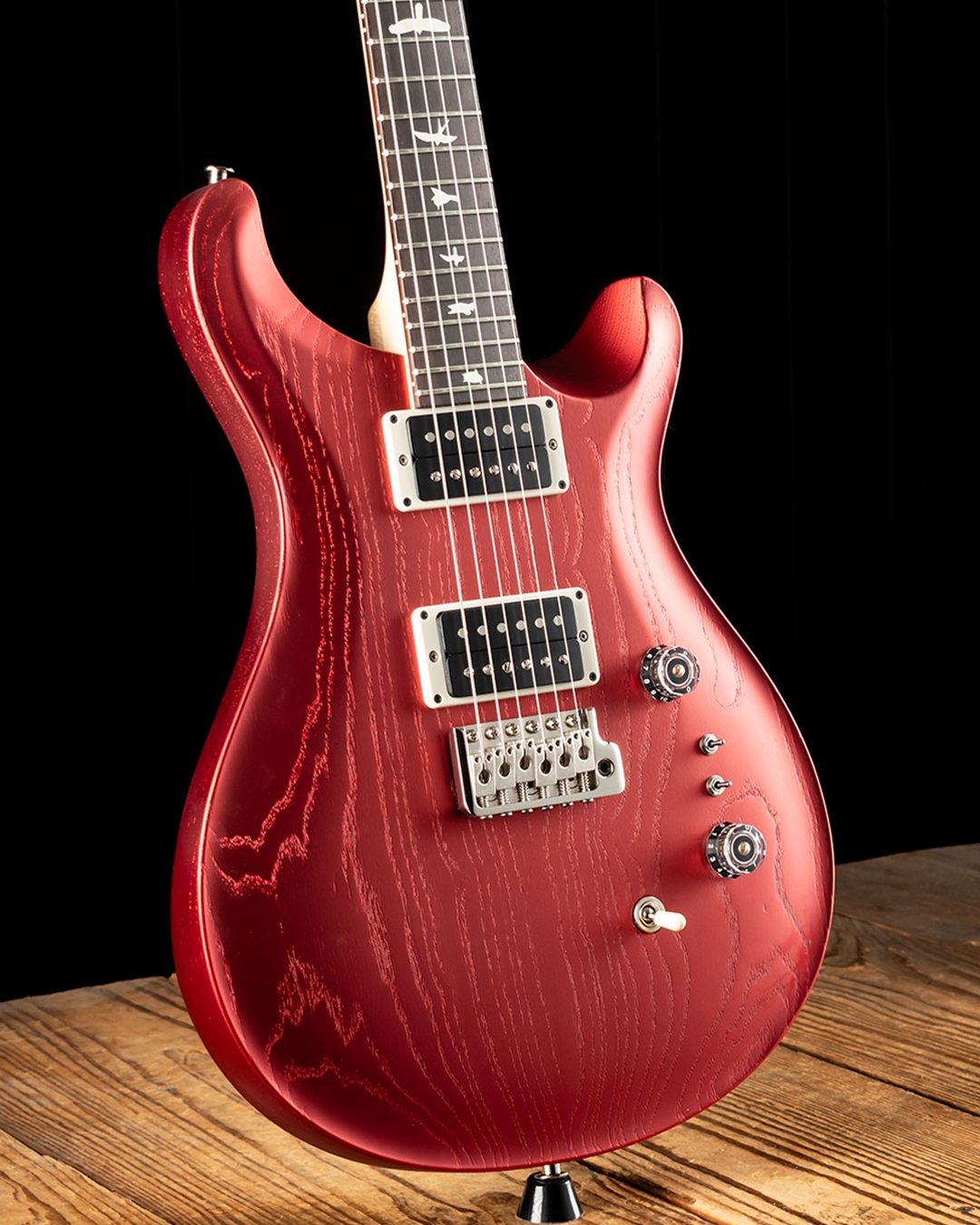 PRS CE 24-08 Swamp Ash Satin Limited Edition - Red Apple Metallic