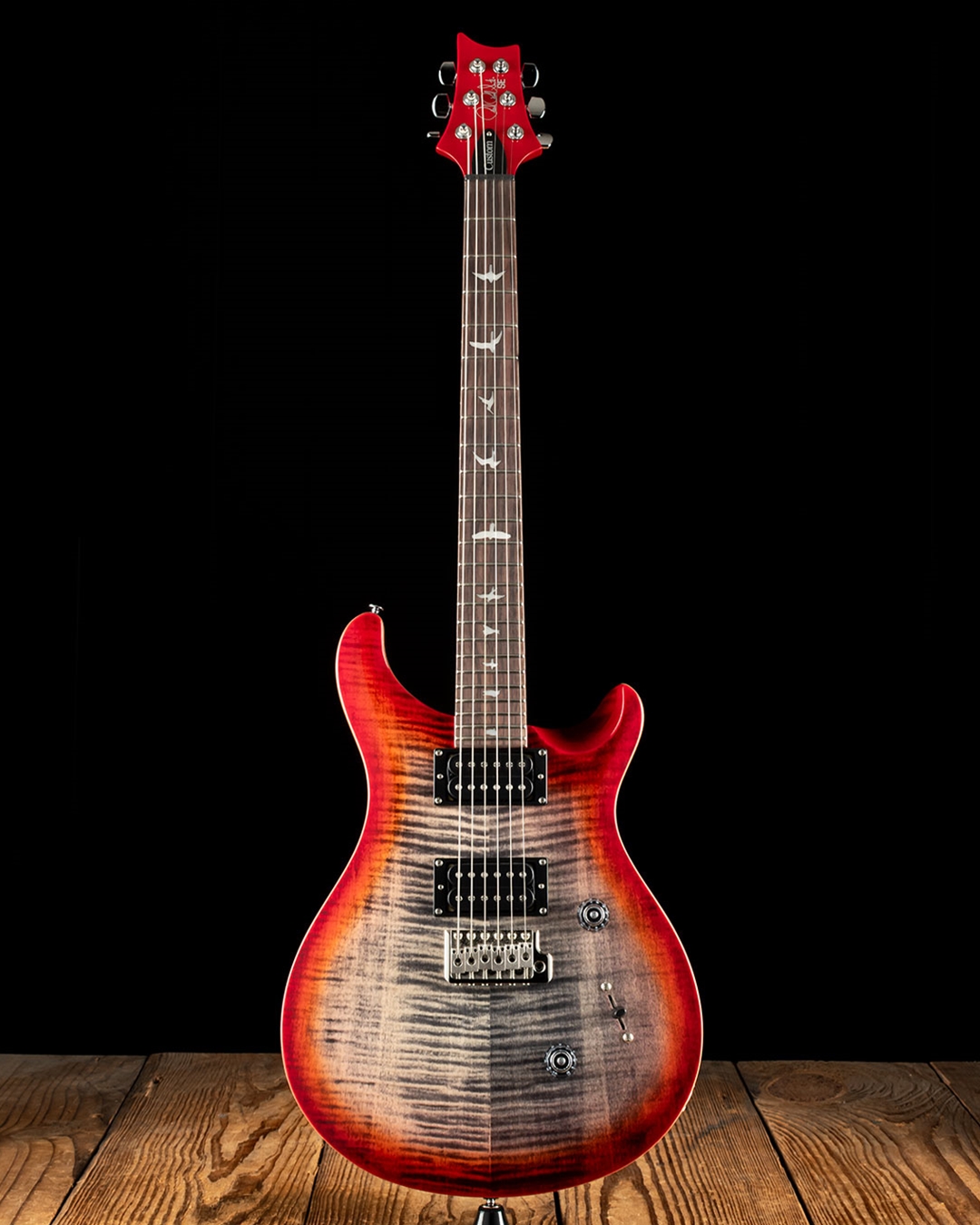 PRS SE Custom 24 - Charcoal Cherry Burst