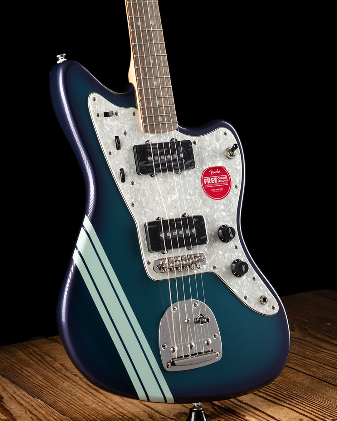 ギター Squier FSR Classic Vibe Jazzmaster Squier Classic Vibe Jazzmaster FSR Sonic Blue - Evolution Music