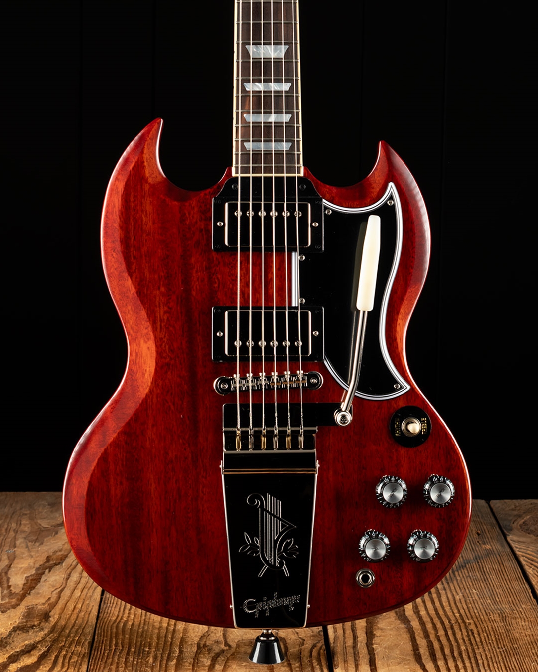 Epiphone 1964 SG Standard with Maestro Vibrola Reissue - Cherry Red