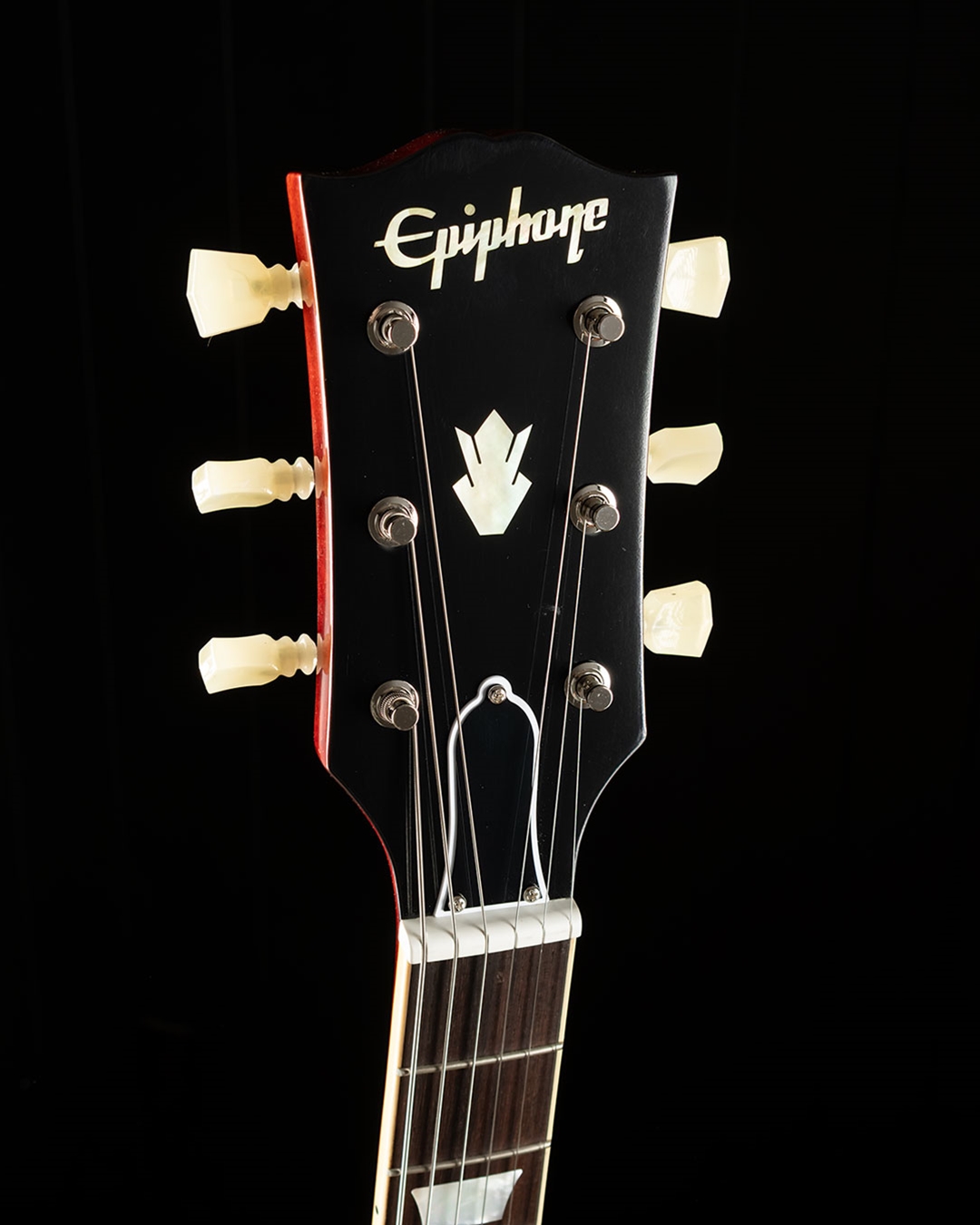 ギター Epiphone Guitar Vibrola Tailpiece Logo P 1960's Epiphone Guitar Vibrola Tailpiece Casino Sheraton