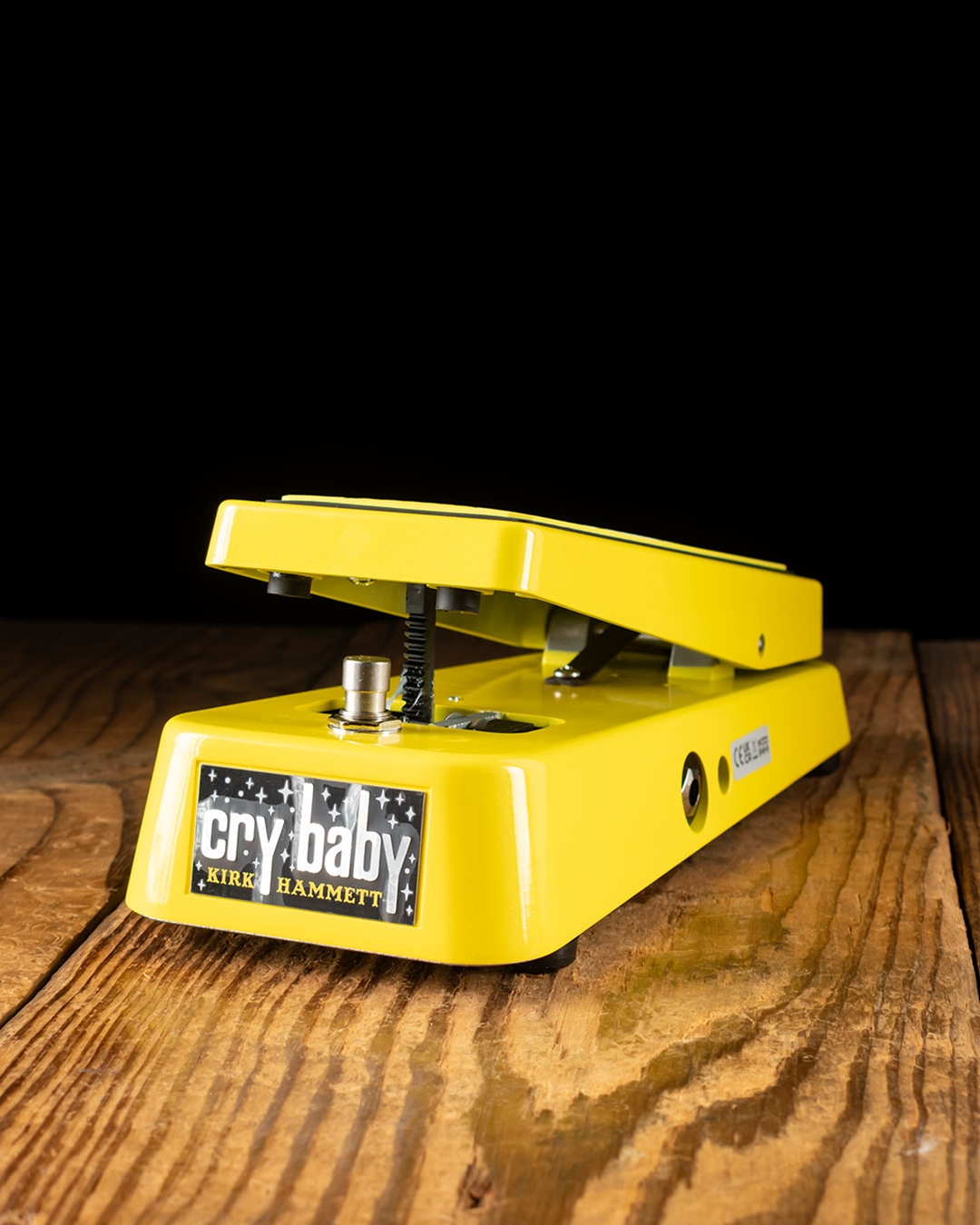 Dunlop Kirk Hammett Collection Cry Baby Wah Pedal - Sparkle Yellow