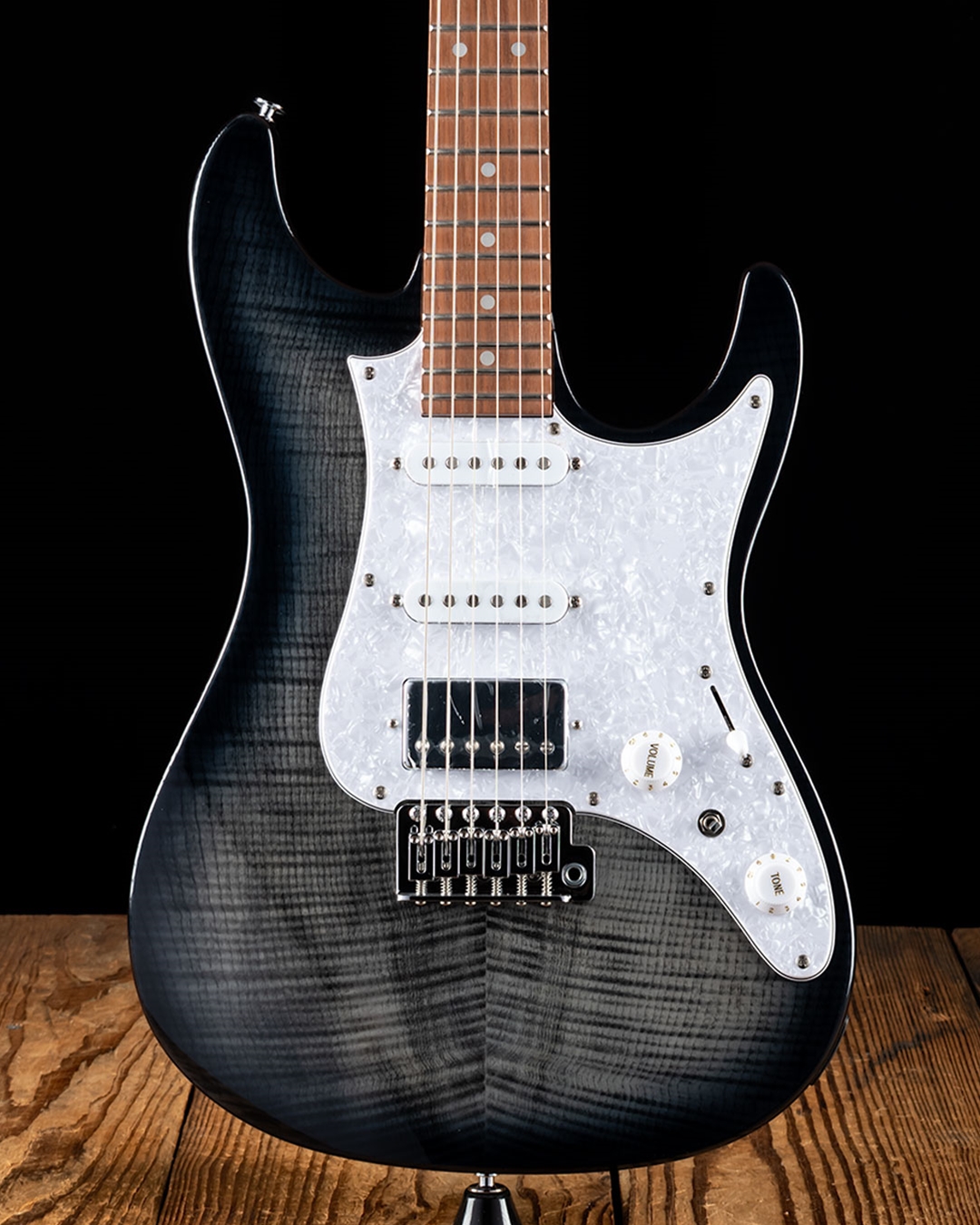 Ibanez AZ22S1F AZ Standard - Transparent Black Sunburst