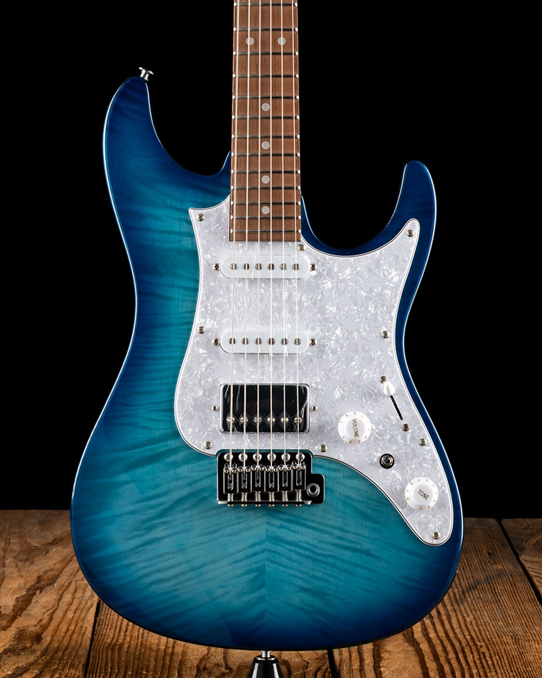 Ibanez AZ22S1F AZ Standard - Transparent Turquoise Burst