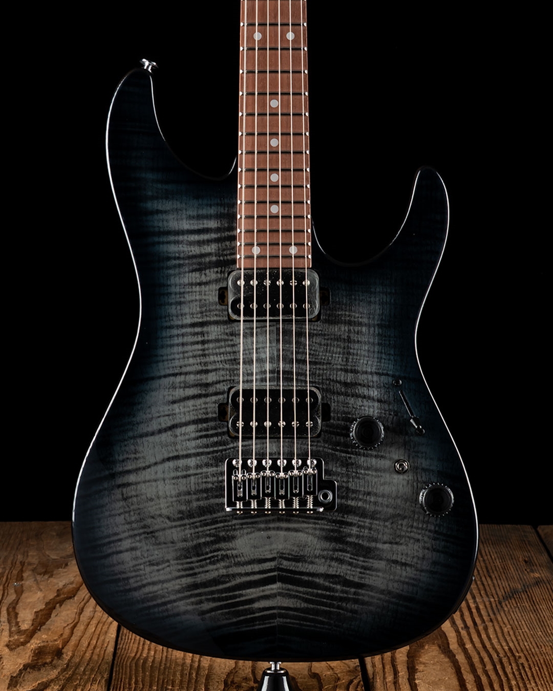 Ibanez AZ24S1F AZ Standard - Transparent Black Sunburst