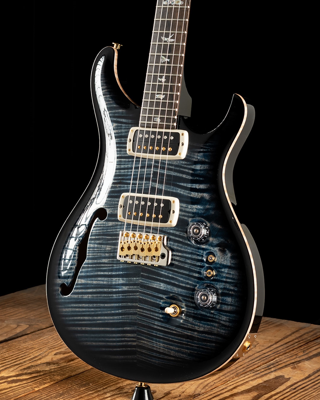 PRS 40th Ann Custom 24-08 Semi-Hollow - Faded Whale Blue