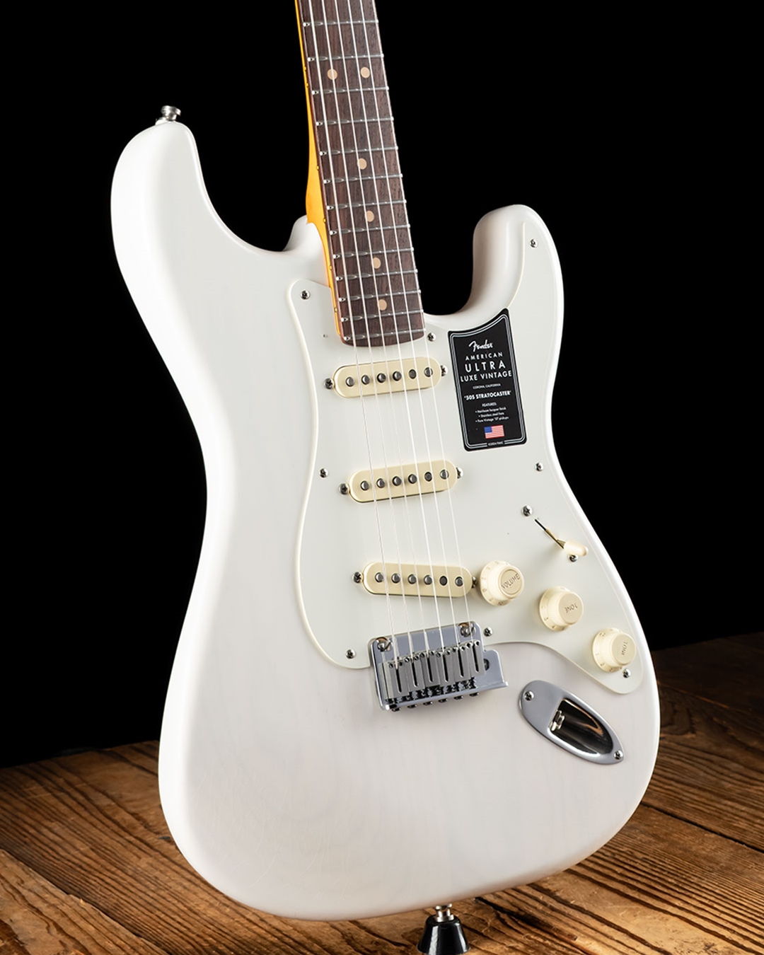 Fender American Ultra Luxe '50s Stratocaster - White Blonde