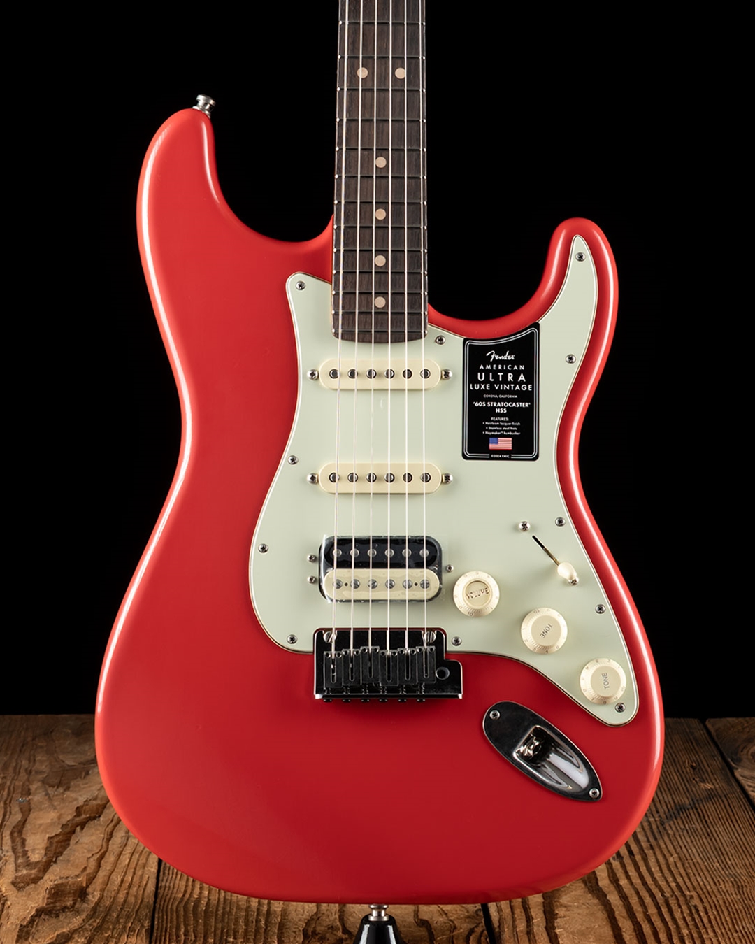 Fender American Ultra Luxe '60s Stratocaster HSS - Fiesta Red