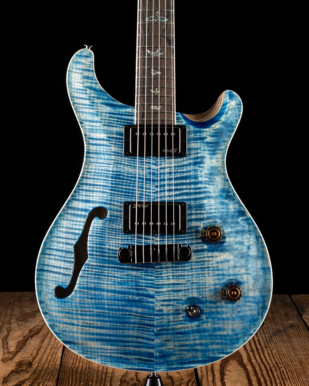 PRS Wood Library McCarty Semi-Hollow - Faded Blue Jean