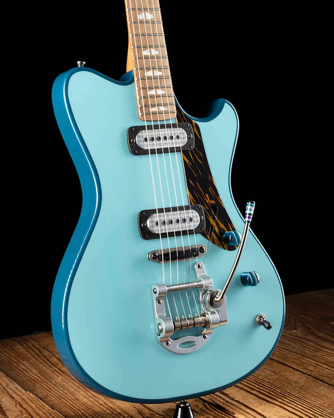 Powers Electric A-Type Limited Edition 2-Tone - Larkspur Blue/Oslo
