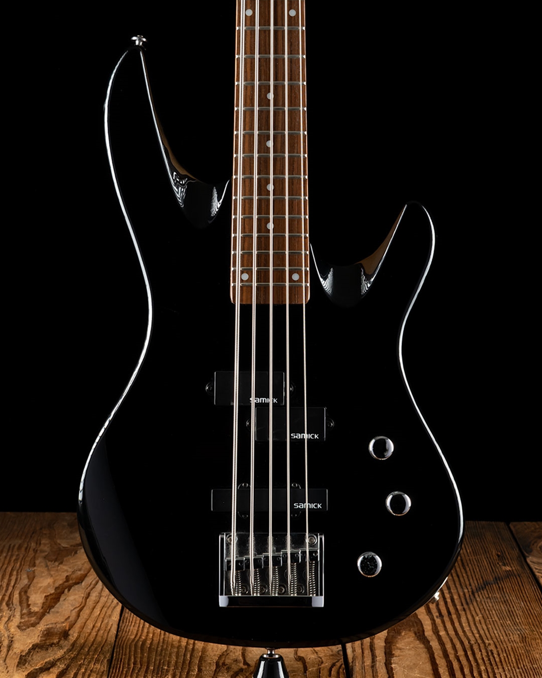 Samick CB-5B Artist Series 5-String Bass - Black *USED*