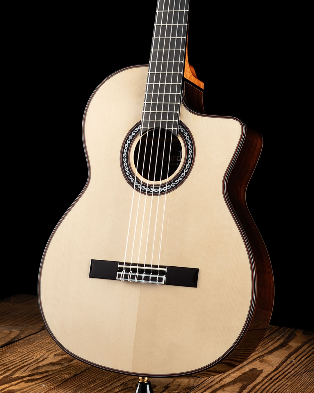 ギター Cordoba GK Pro Negra Cordoba GK Pro Negra Nylon String Acoustic-Electric Guitar