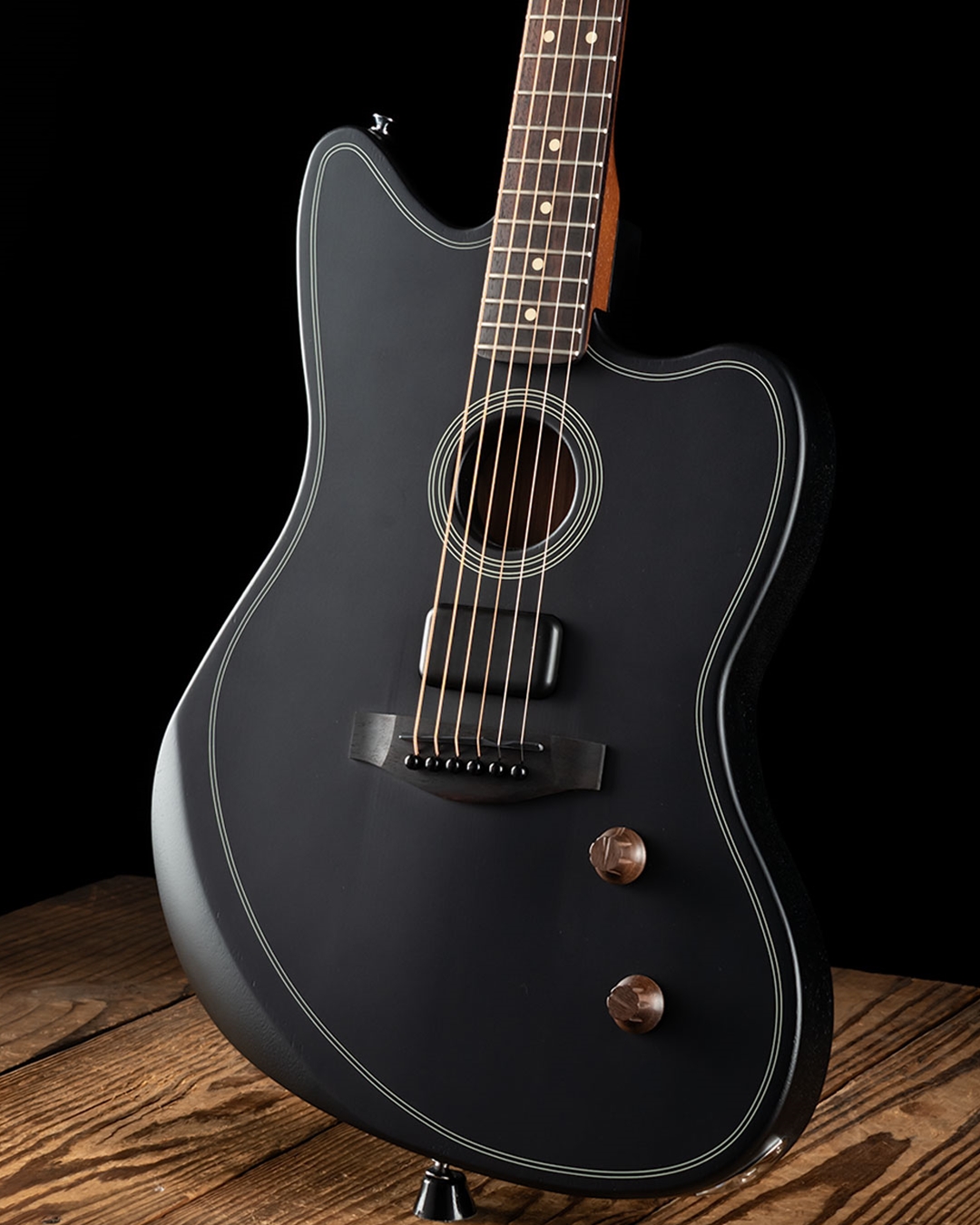 Fender Acoustasonic Standard Jazzmaster - Black