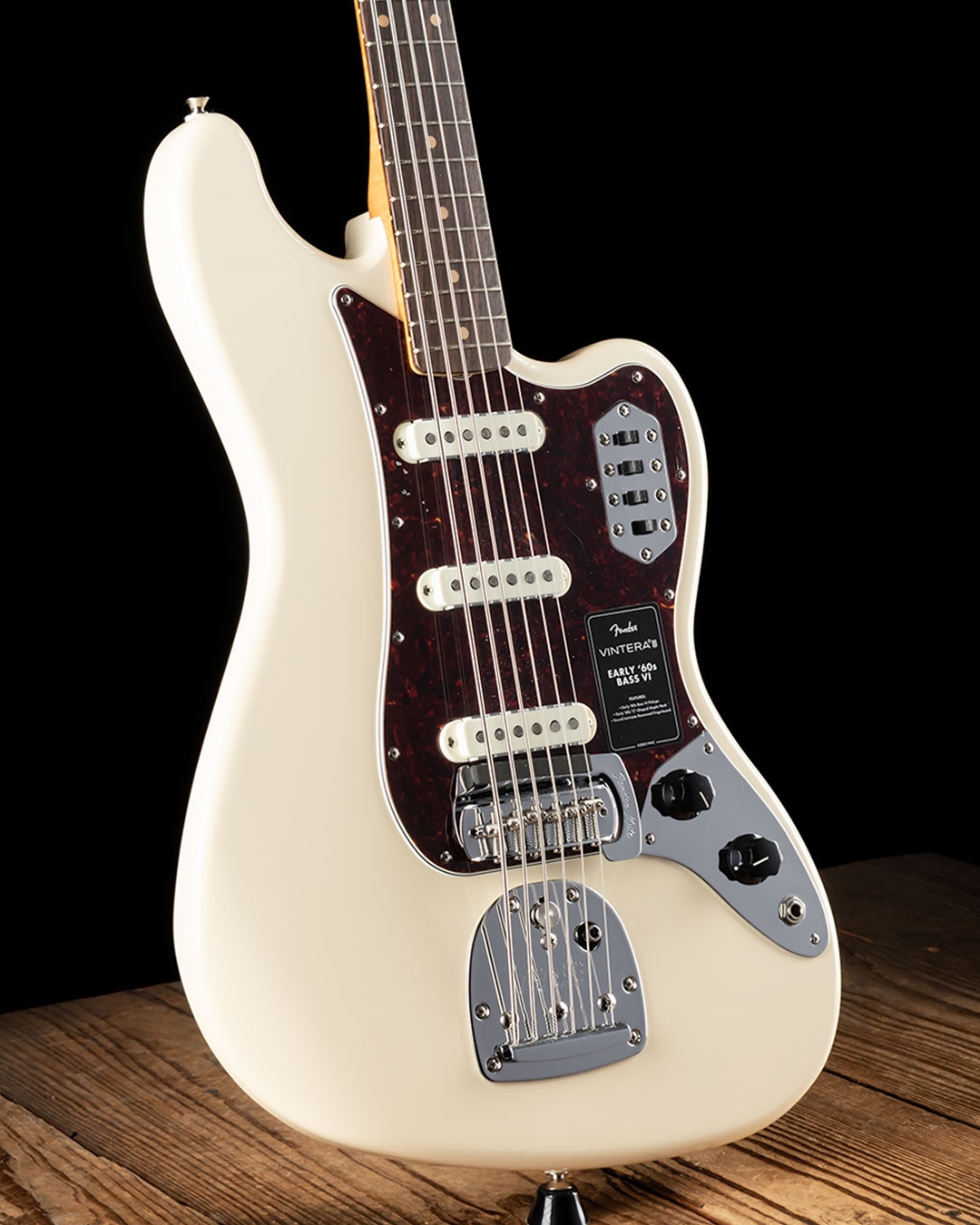 Fender Vintera III Early '60s Bass VI - Olympic White