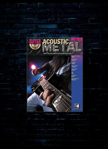 Acoustic Metal Playalong w/CD #37