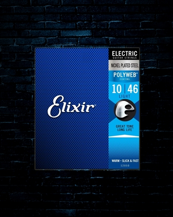 Elixir 12050 Polyweb Nickel Plated Steel Electric Strings - Light (10-46)