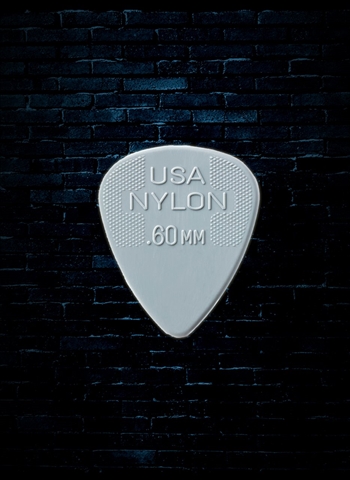 Dunlop 44 - .60mm Nylon Standard Guitar Pick (72 Pack)