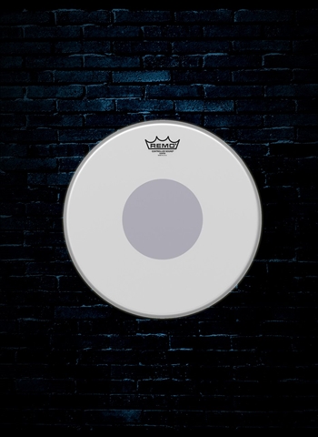Remo CS-0114-10 - 14" Controlled Sound Coated Bottom Black Dot Drumhead