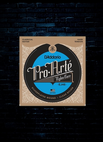 D'Addario EJ46 Pro-Arte Nylon Core Classical Strings - Hard (29-44)