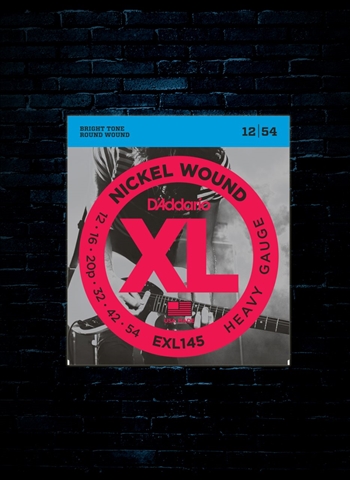 D'Addario EXL145 XL Nickel Wound Electric Strings - Heavy (12-54)