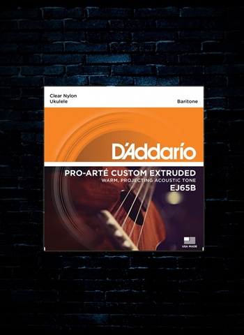 Baritone D'Addario EJ65B Pro-Arté Custom Extruded Nylon Ukulele Strings 