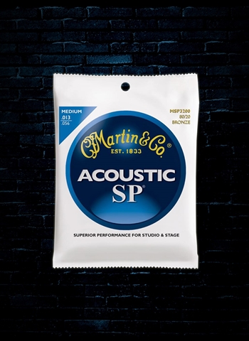 Martin MSP3200 80/20 Bronze SP Acoustic Strings - Medium (13-56)