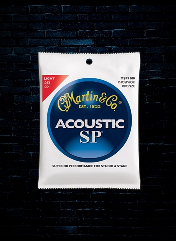 Martin MSP4100 92/8 Bronze Phosphor SP Acoustic Strings - Light (12-54)