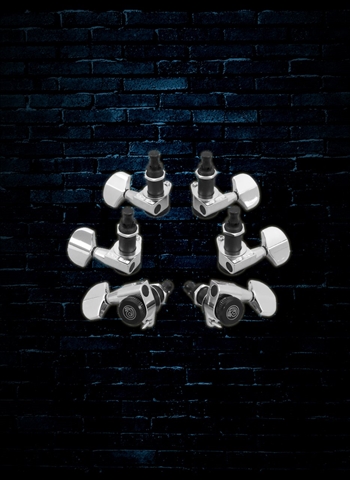 Planet Waves PWAT-331L - 3 Per Side Auto-Trim Tuning Machines - Chrome