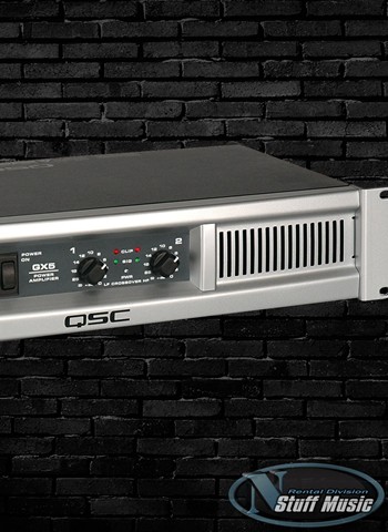 QSC GX5 - 500 Watt Stereo Power Amplifier - Rental
