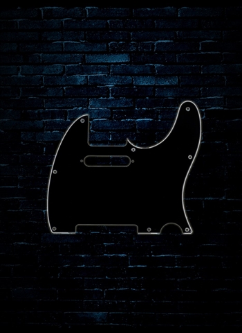Fender 8-Hole Mount Multi-Ply Telecaster Pickguard - Black