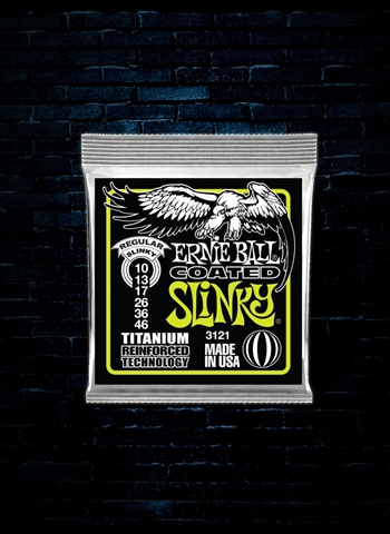 Ernie Ball 3121 RPS Coated Titanium Electric Strings - Regular Slinky (10-46)