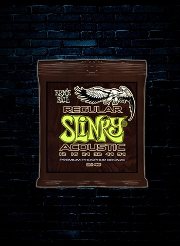 Ernie Ball 2146 Phosphor Bronze Acoustic Strings - Regular Slinky (12-54)